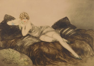 Louis Icart (French, 1888-1950) etching