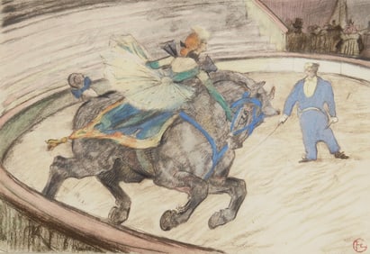 after Henri Toulouse-Lautrec (French, 1864-1901) pochoir lithograph