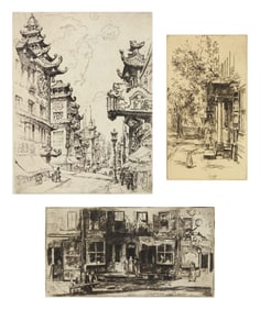 3 American etchings