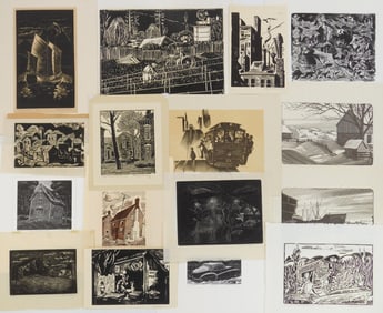 16 prints by American artists