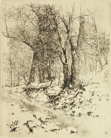 George Elbert Burr (American, 1859-1939) drypoint