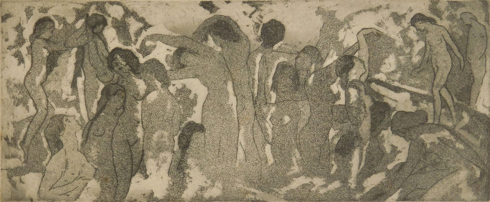 Arthur B. Davies (American, 1862-1928) etching (1 of 5)