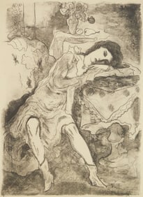 Emil Ganso (American 1895-1941) lithograph