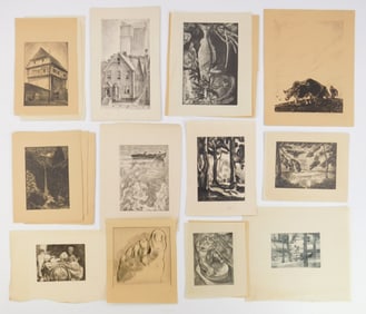 18 William S. Gisch (American, 1906-1989)  prints