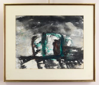 Mary Gehr (American, 1910-1997) mixed media on paper