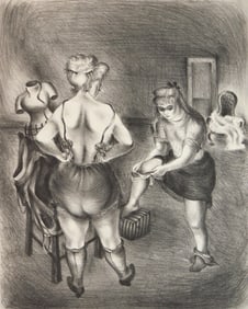 Lily Harmon (American, 1912-1998) lithograph