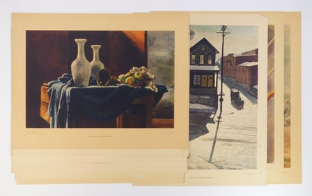 10 Arthur Jaffe published color collotype prints