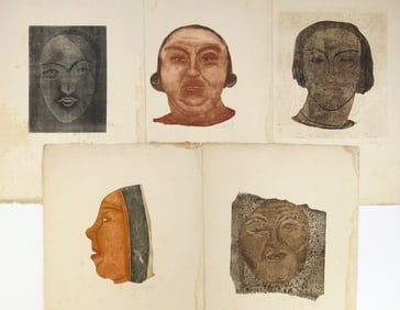 5 Sandor Alexander Kubinyi von Demenfalva (Hungarian, 1875-1949) aquatints