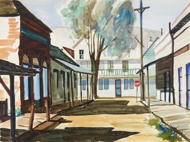 Harold Lanfair (American, 1898-1981) watercolor