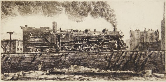 Reginald Marsh (American, 1899-1954) etching