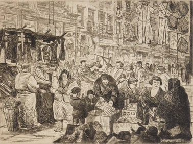 William McNulty (American, 1889-1963) etching