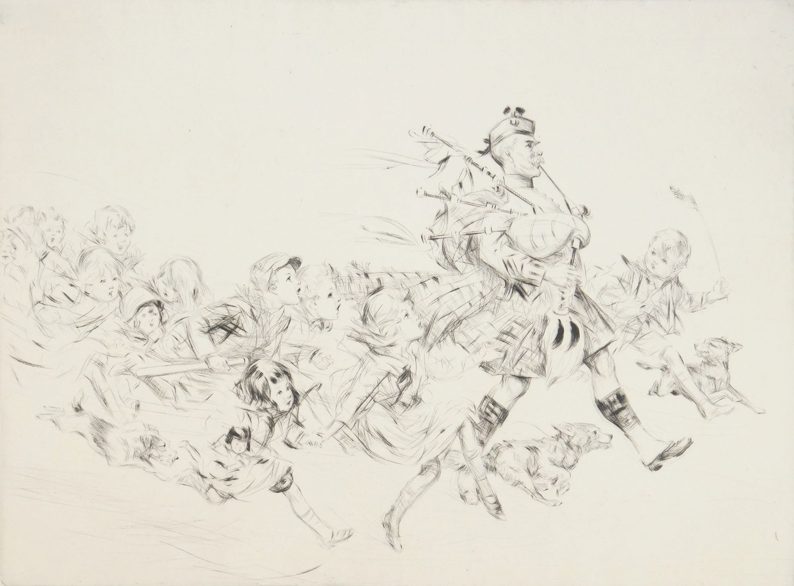 Diana Thorne (American, 1894,95-1963) etching (1 of 4)