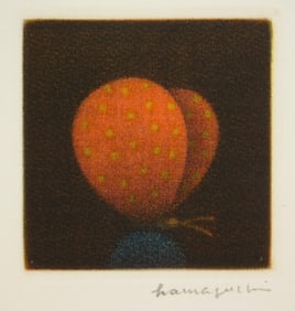 Yozo Hamaguchi (Japanese, 1909-2000) mezzotint