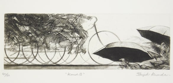Shigeki Kuroda (Japanese, 1953- ) etching