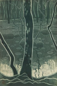 Kasamatsu Shiro (Japanese, 1898-1991) woodblock