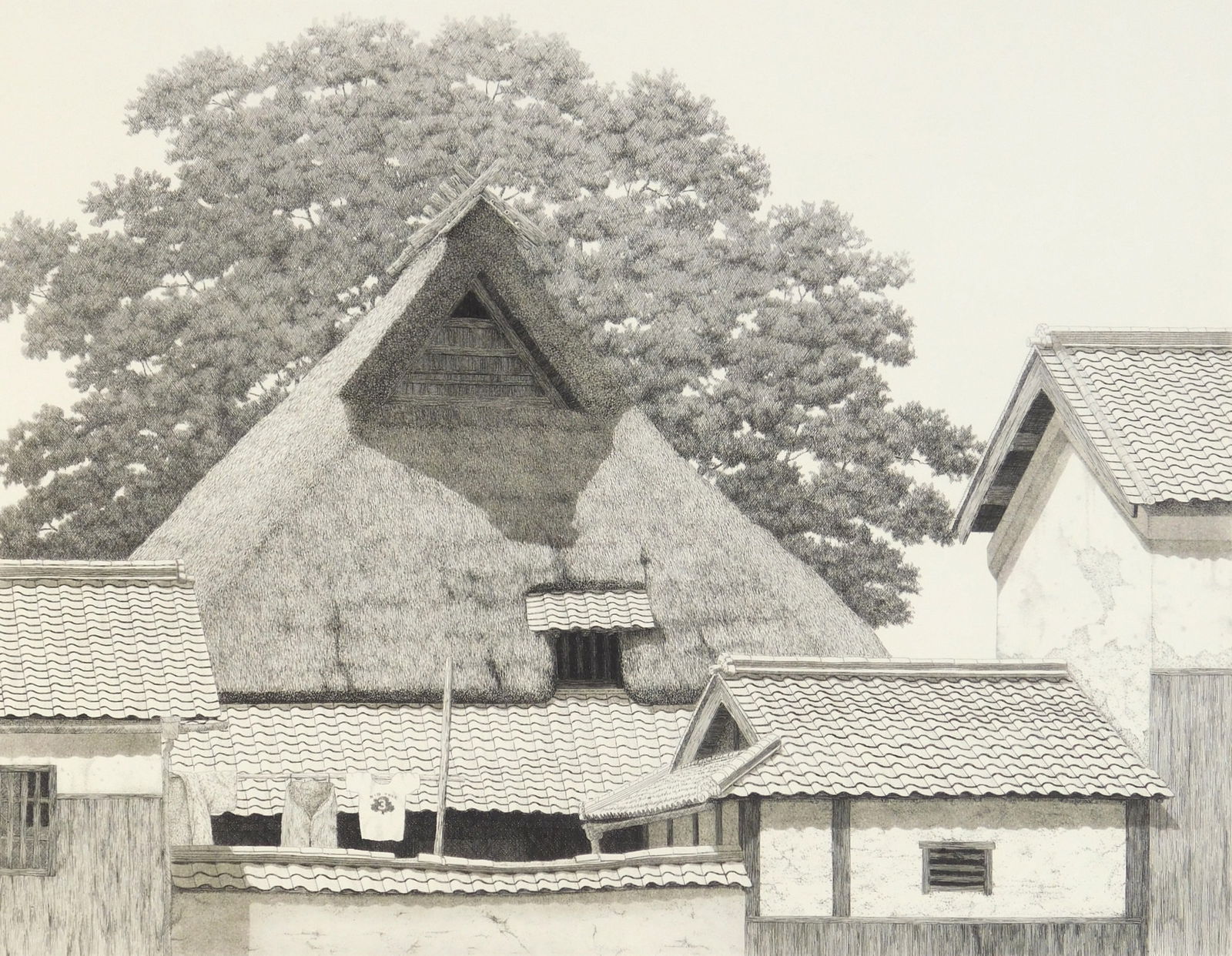 Ryohei Tanaka (Japanese, 1933-2019) etching (1 of 4)