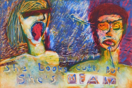 20th c. American School etching