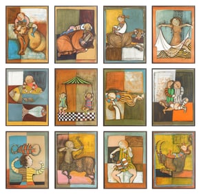 12 Graciela Rodo Boulanger (French, 1935- ) lithographs