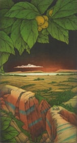 Michel Estebe (French, 1954- ) mezzotint