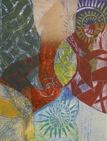 David Jansheski (American 1954-2014) woodcut