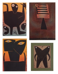 4 Marvin Jones (American, 1940-2005) relief prints