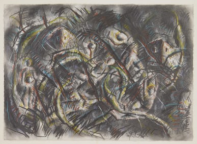 Paul Oberst (American, 1955-2016) drawing