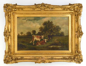 Attrib. Leon Victor Dupre (French, 1816-1879) oil