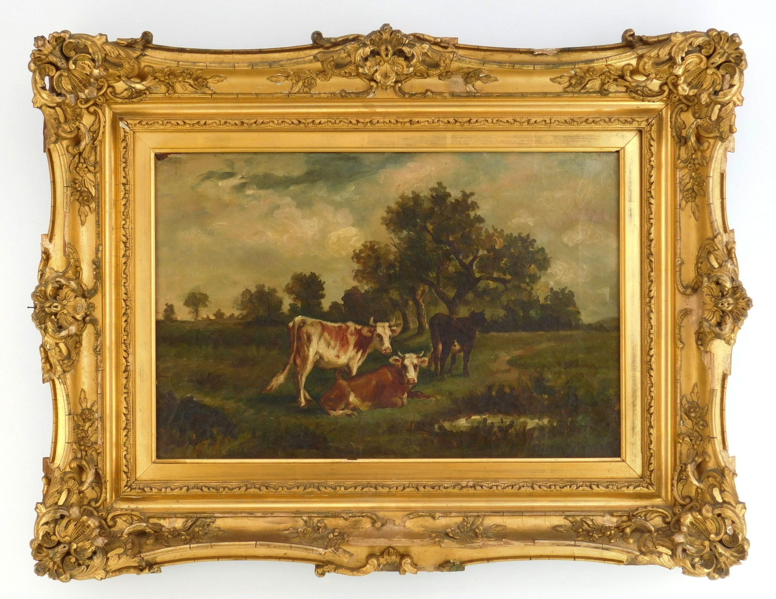 Attrib. Leon Victor Dupre (French, 1816-1879) oil (1 of 6)