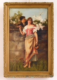 19/20th c. American School oil