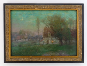 Sandor Leopold Landeau (Hungarian-American, 1864-1924) oil