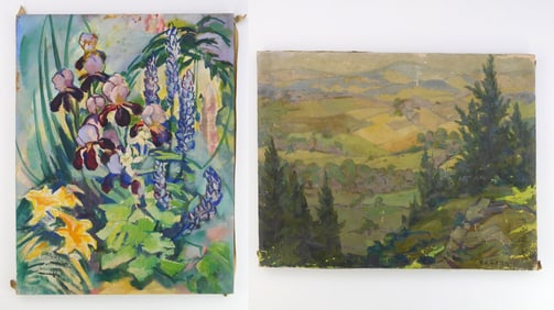 2 William Joseph Eastman (American, 1881-1950) oils