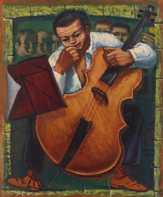 Albert Pels (American 1910-1998) oil