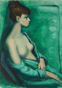 Albert Pels (American 1910-1998) oil