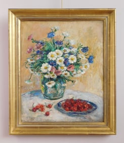 Kathryn Cherry (American, 1860-1931) oil