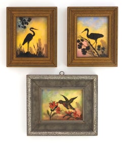 3 Thera Darby Case (American, 1901-1996) silhouettes on glass