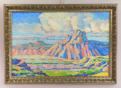 20th c. American School oil