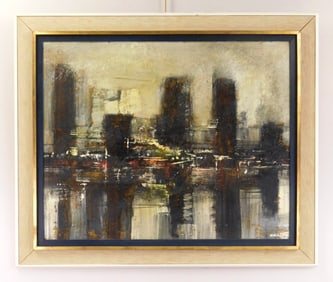 Paul Chelko (American, 1933-2007) oil