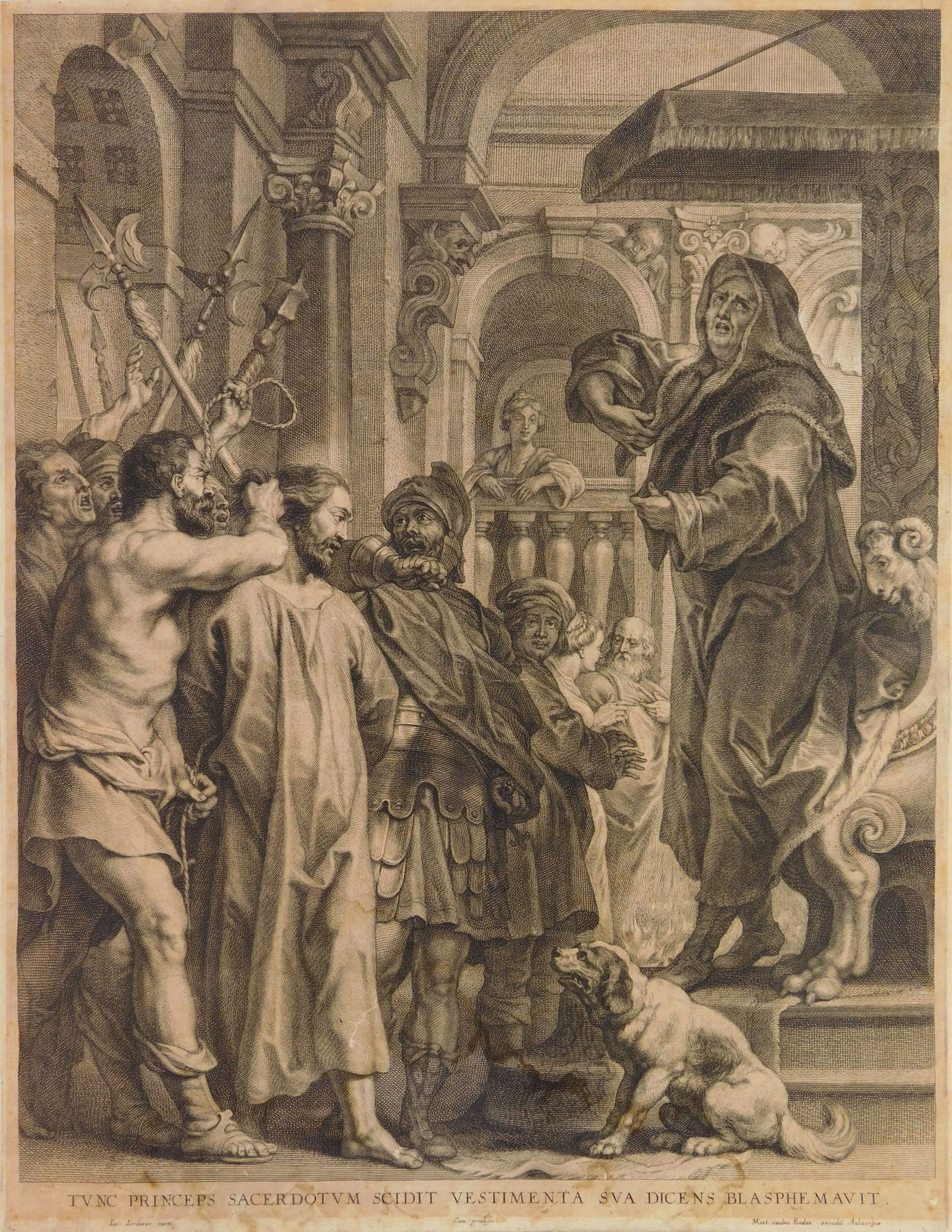 after Jacob Jordaens (Belgian, 1593-1678) etching (1 of 5)