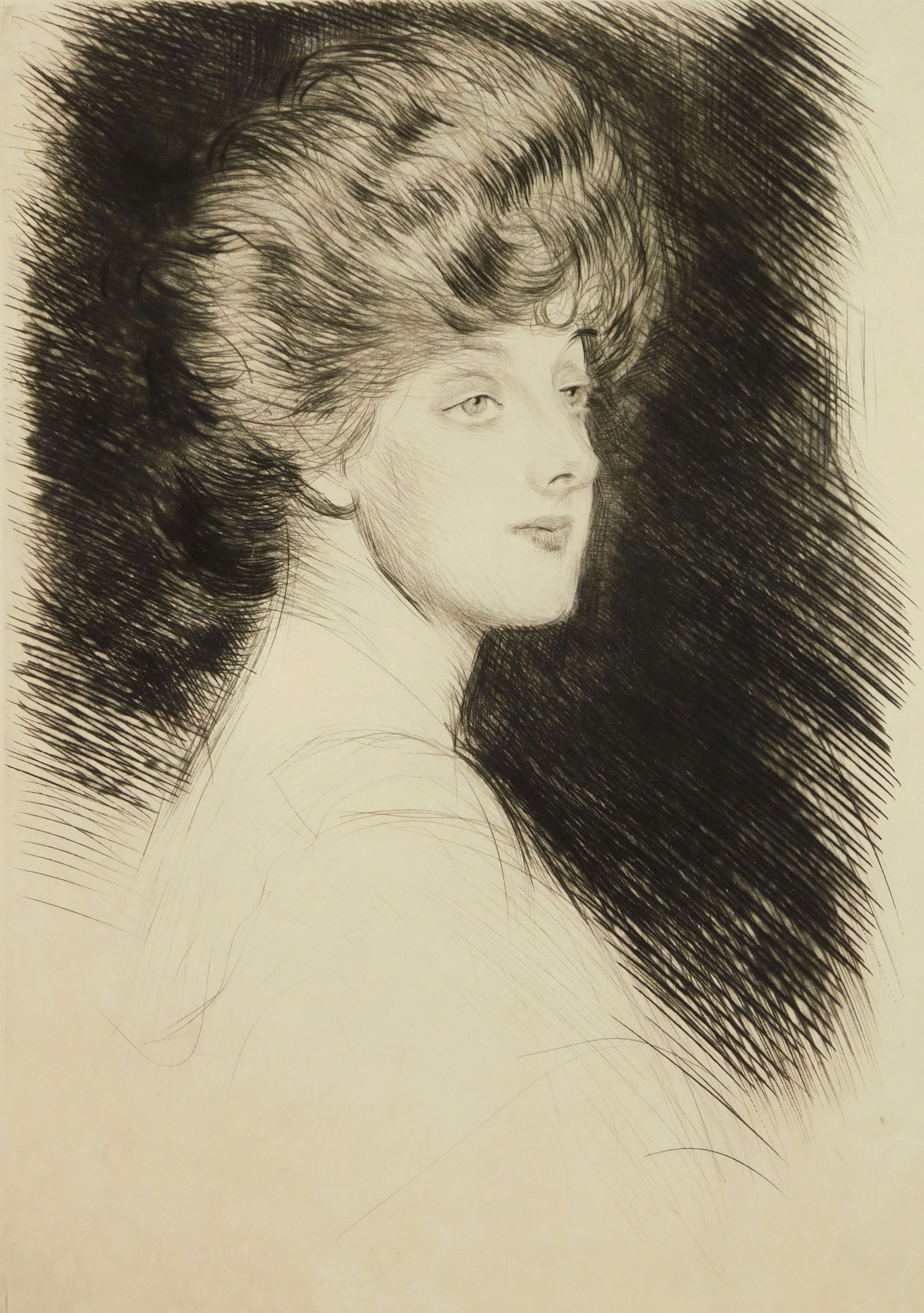 Paul Cesar Helleu (French 1859-1927) drypoint (1 of 4)