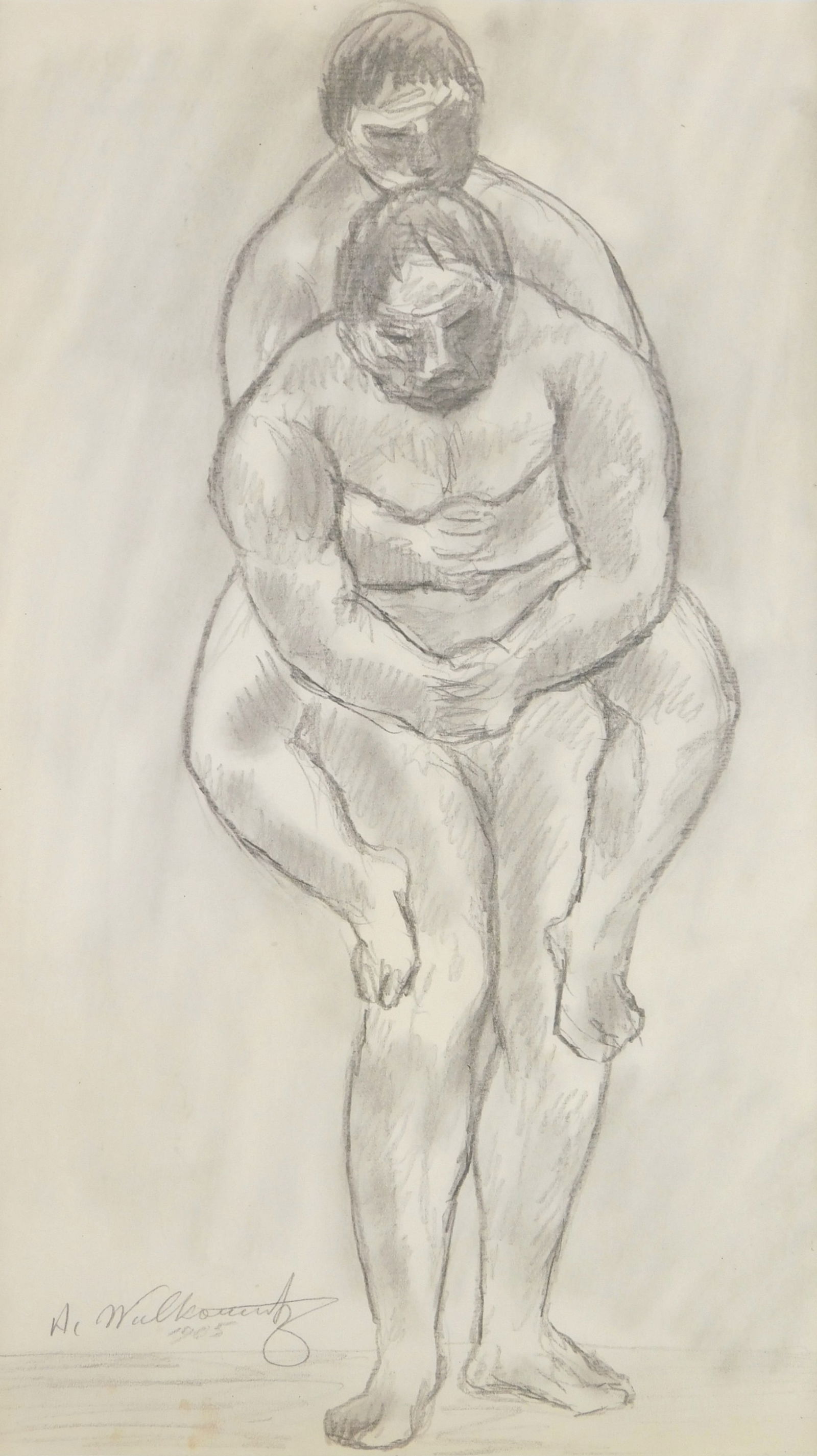 Abraham Walkowitz (American, 1878-1965) drawing (1 of 5)