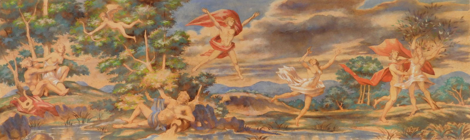 Edward Laning (American, 1906-1981) watercolor (1 of 5)