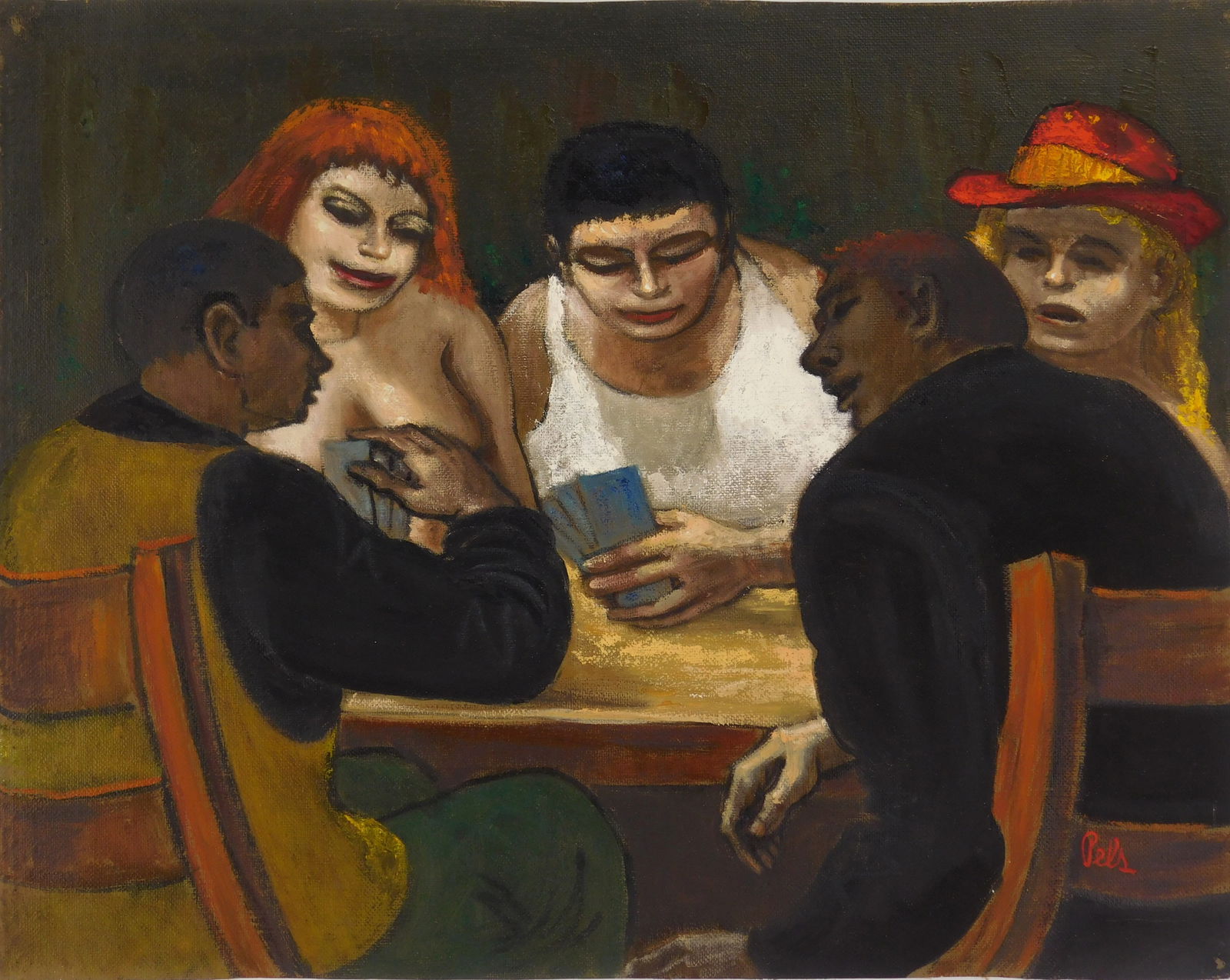 Albert Pels (American 1910-1998) oil (1 of 5)