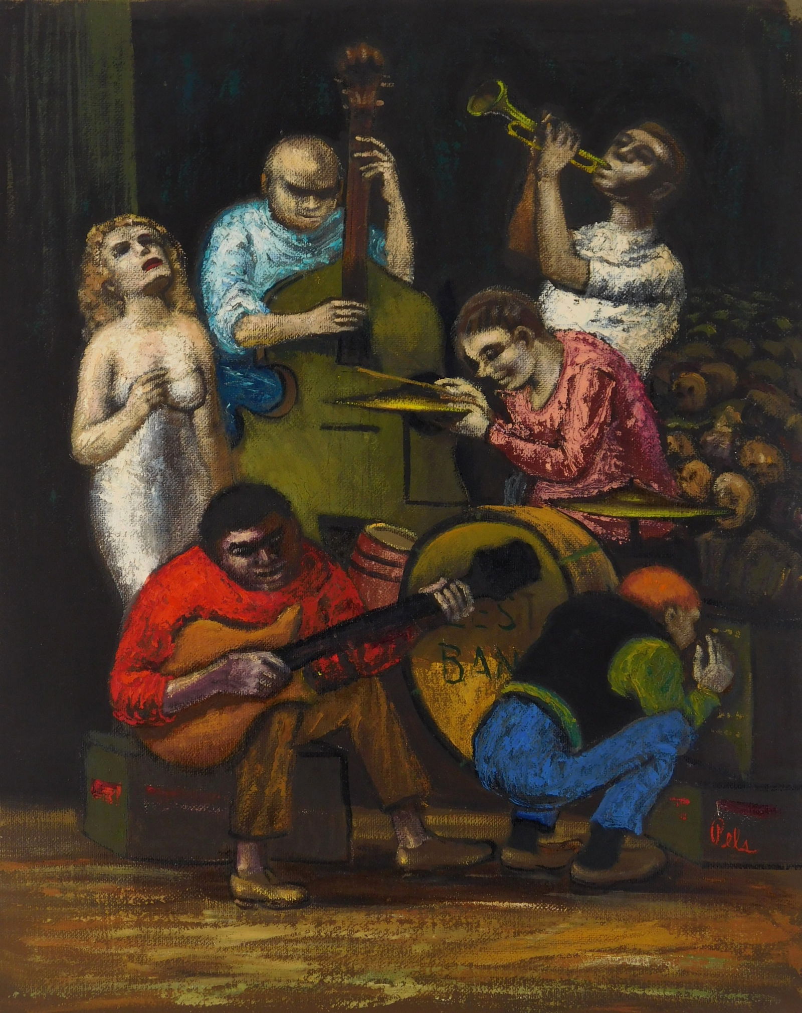 Albert Pels (American 1910-1998) oil (1 of 4)