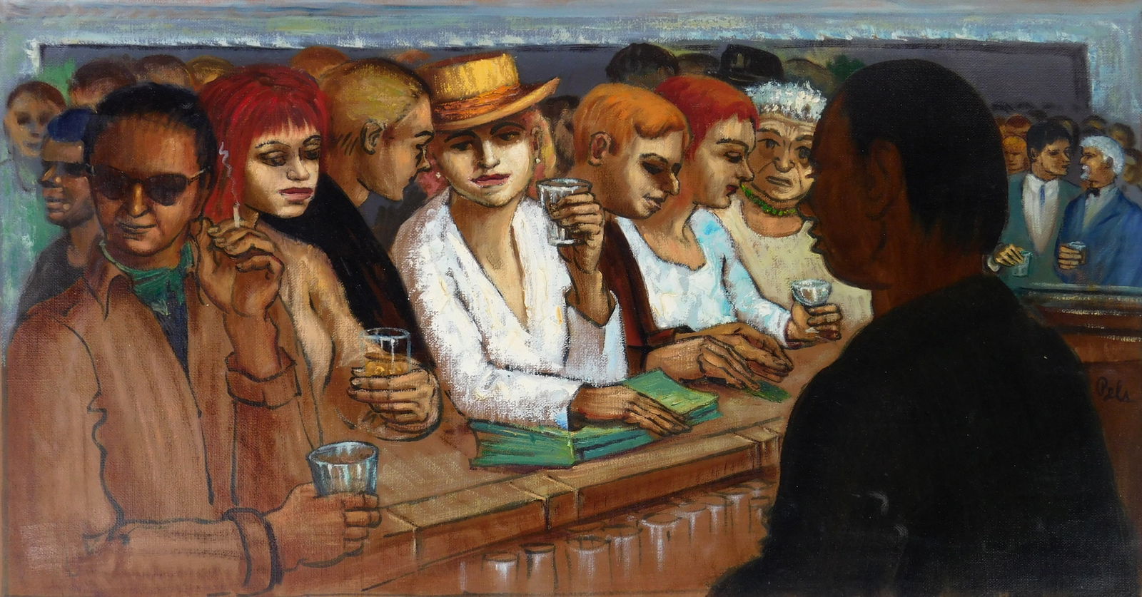 Albert Pels (American 1910-1998) oil (1 of 5)