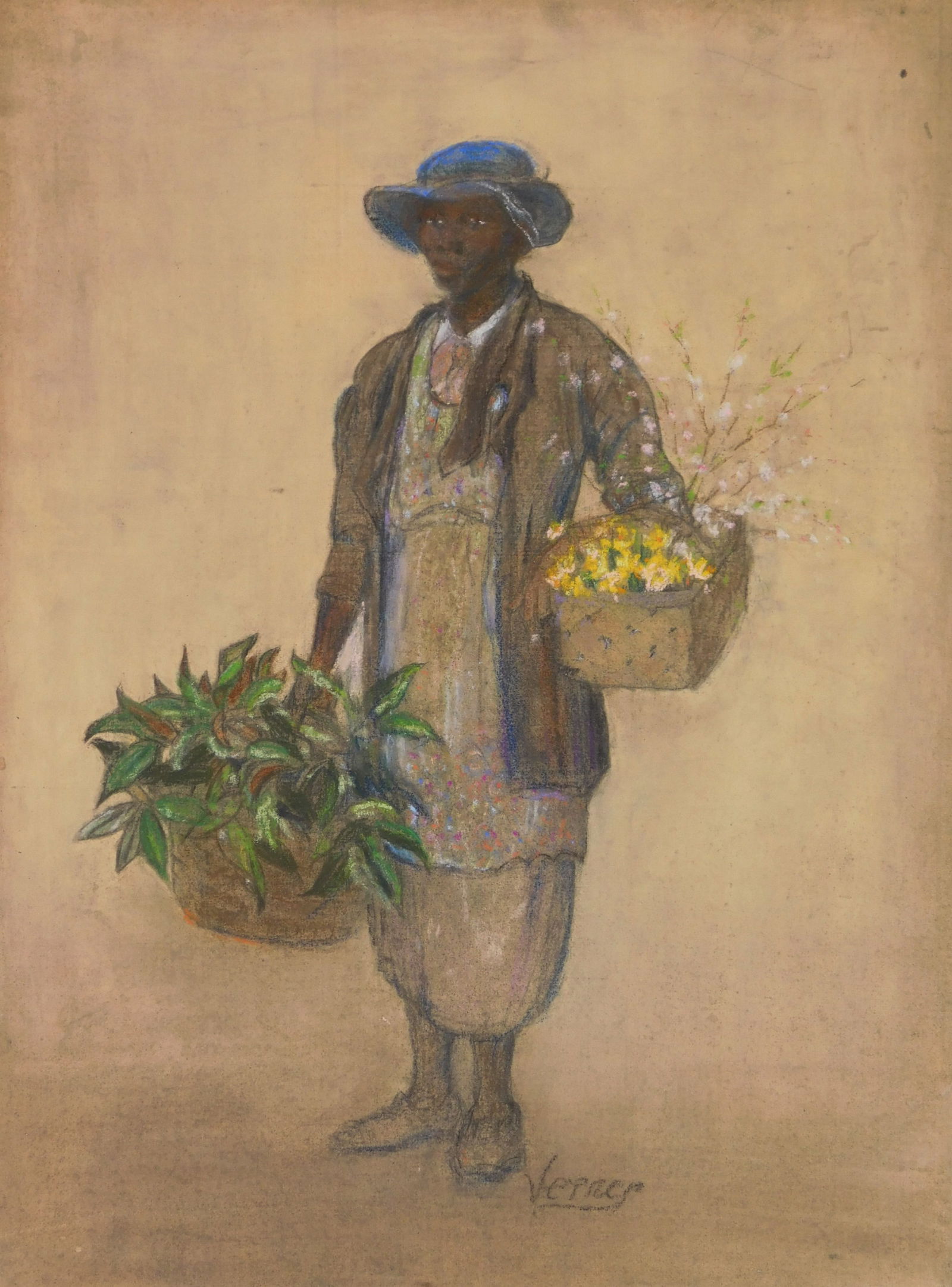 After Elizabeth Quale O'Neill Verner (American, 1883 - 1979) pastel (1 of 6)