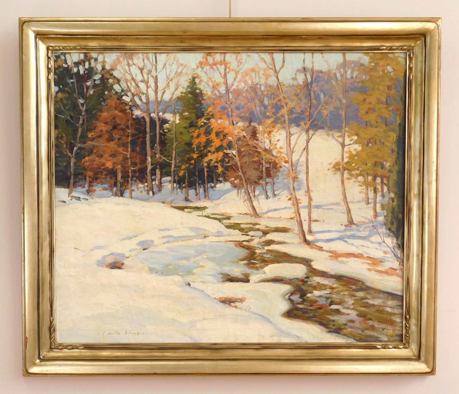 Camillo Adriani (American, 1908-1990) oil (1 of 4)