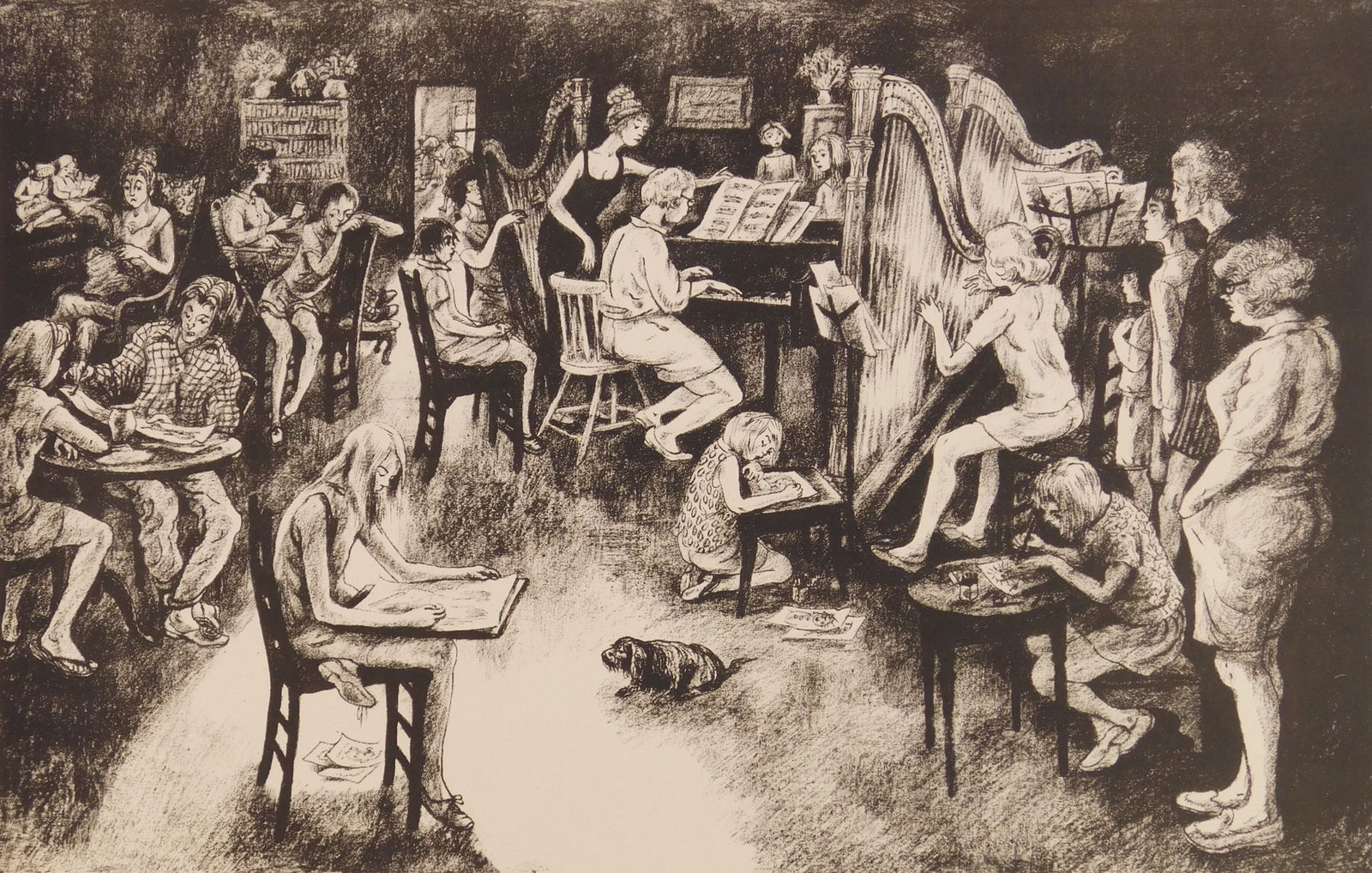 Peggy Bacon (American, 1895-1987) lithograph (1 of 4)