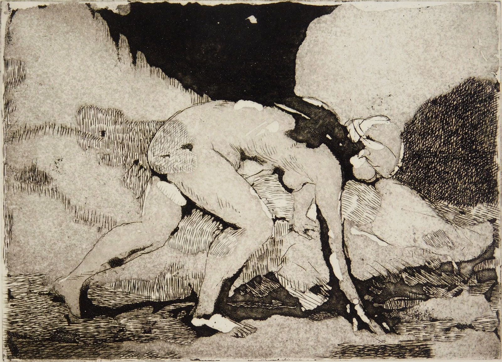 Isabel Bishop (American, 1902-1988) etching and aquatint (1 of 4)