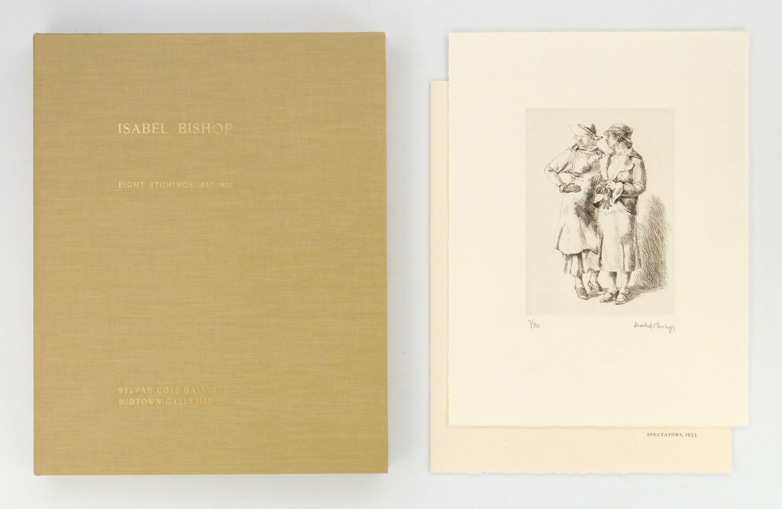 Isabel Bishop (American, 1902-1988) portfolio of etchings (1 of 11)