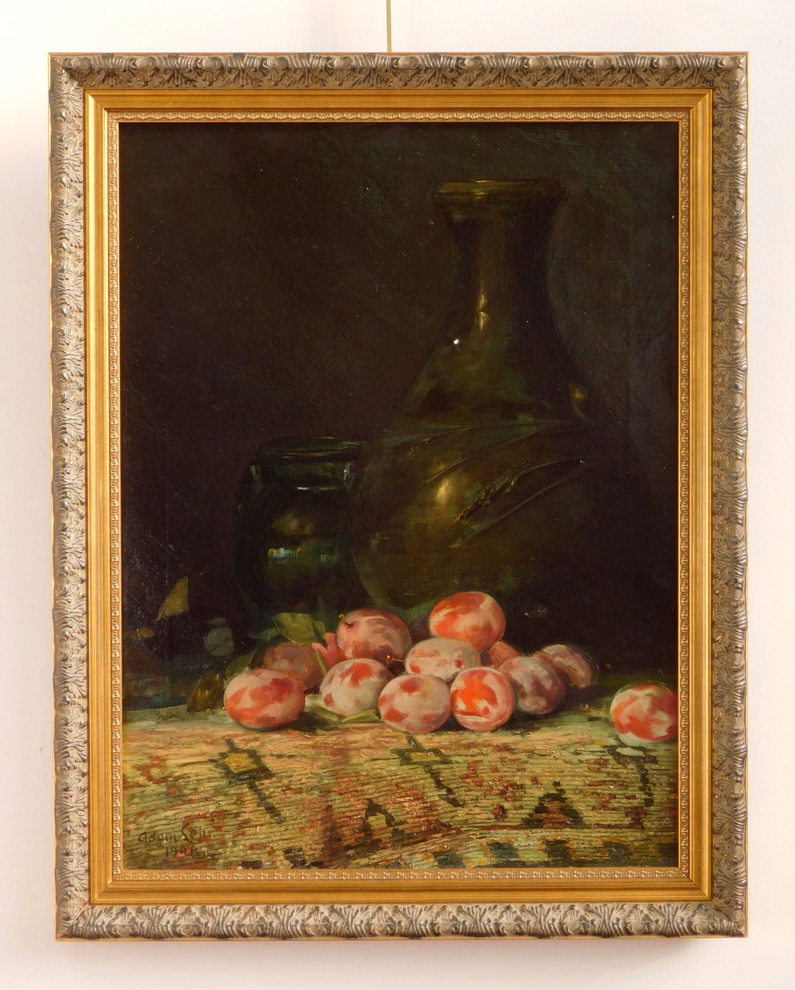 Adam Lehr (American, 1853-1924) oil (1 of 3)